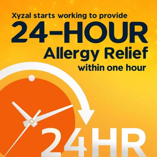 Xyzal Allergy Tablets 24-Hour Allergy Relief, Original Prescription Strength, 55 Ct - Image 2